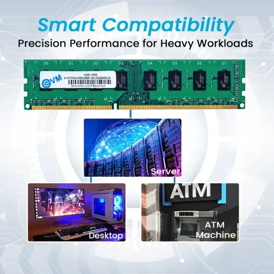 EVM Desktop Ram 4GB DDR3 1333Mhz