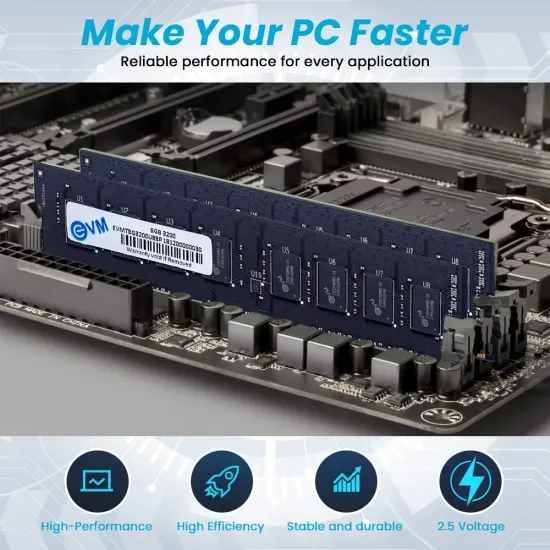 EVM Desktop Ram 8GB DDR4 3200Mhz