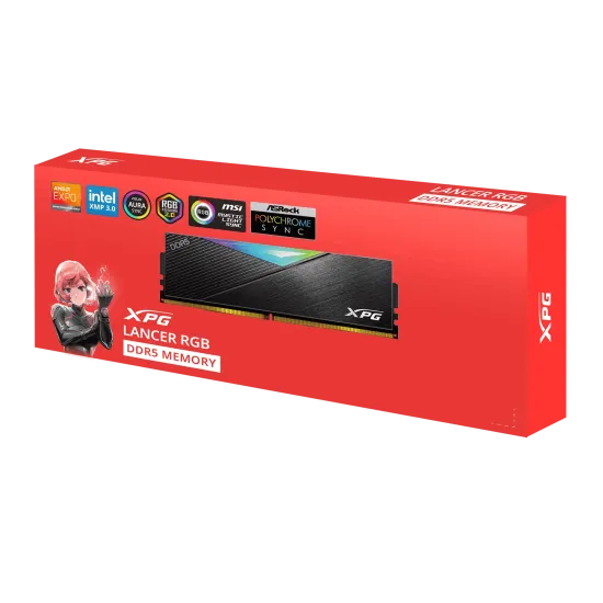 XPG Desktop Ram 16gb DDR5 6000 Mhz LANCER RGB