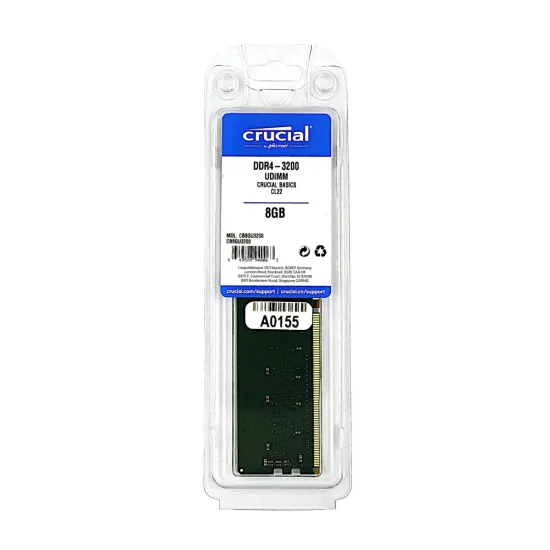 Crucial Desktop Ram 8GB DDR4 3200MHz