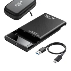 PiBOX 2.5 SSD Enclosure with Carry Case & Mobile Stand D2531E