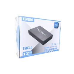 Ranz HDD Casing 3.5 Inch Sata with Adapter USB 3.0