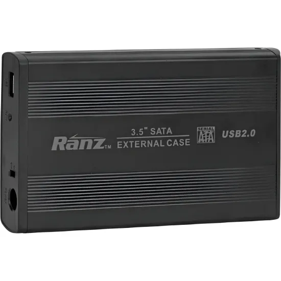 Ranz HDD Casing 3.5 Inch with Adapter USB 2.0