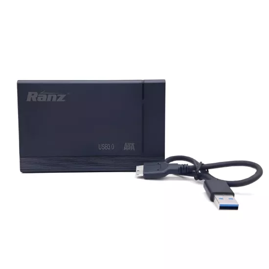 Ranz SSD Casing 2.5 Inch Sata USB 3.0 Plastic (RAPIDO 3.0)