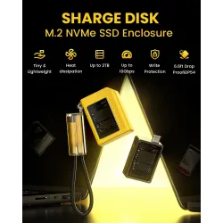Sharge Disk NVMe SSD Enclosure SD001 10Gbps 2230