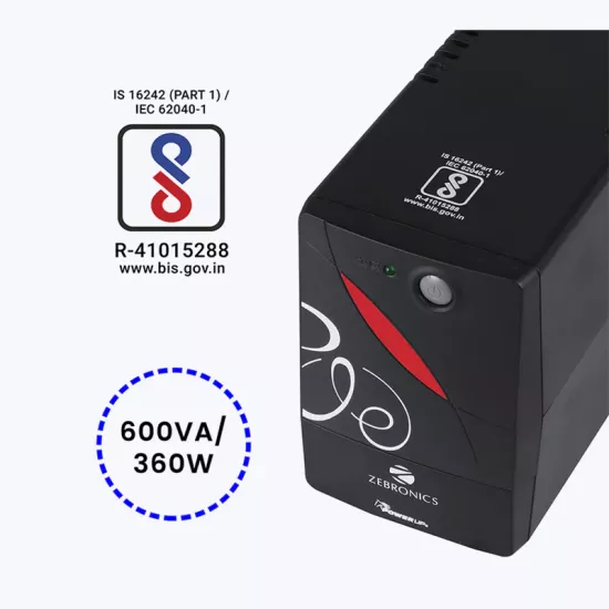ZEBRONICS 600VA U725 UPS