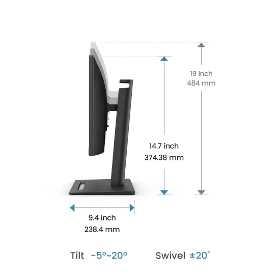 BenQ 23.8 Inch LED Monitor IPS Panel 100Hz GW2490T Tilt, Pivot Swivel With HDMI | DP | Speaker