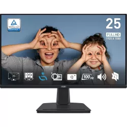 MSI 24.5 Inch PRO MP251 LED Monitor With HDMI | VGA