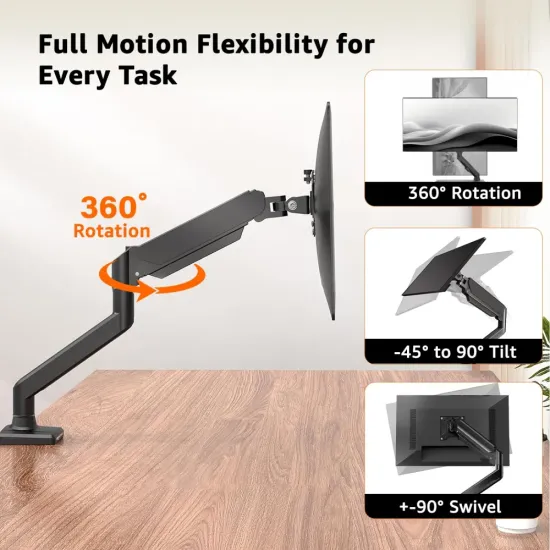 Amazon Basics Monitor Mount Single Arm For 13