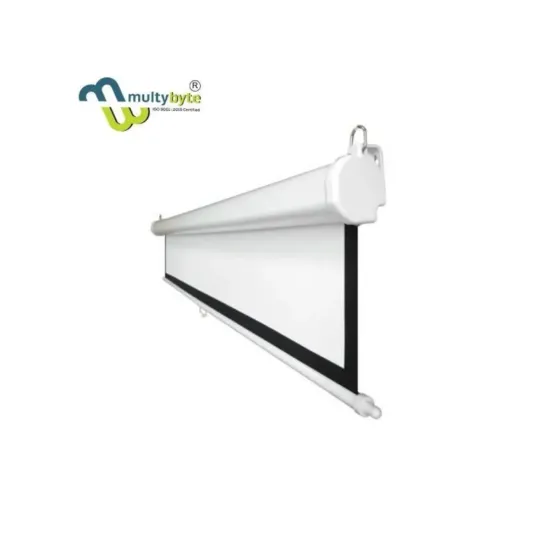 Multybyte Wallmount Pulldown Projection Screen 6x8 (Ft.)