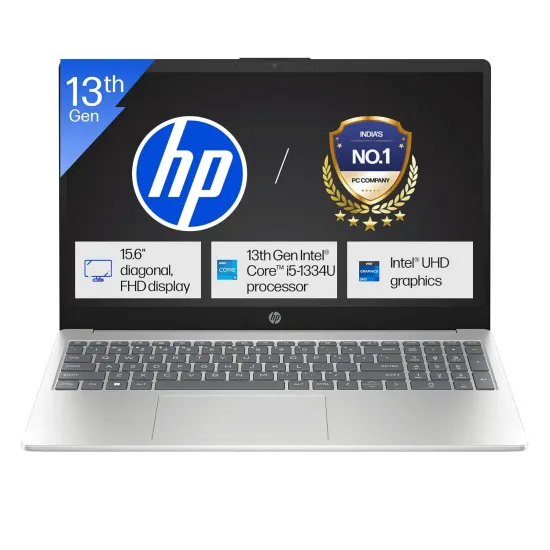 HP Laptop i5 13th Gen 15-fd0549TU Silver (8GB | 1TB | 15.6 | Win 11 Home)