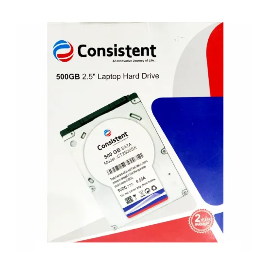 Consistent Pullout Internal Laptop Hard Disk 500GB Sata