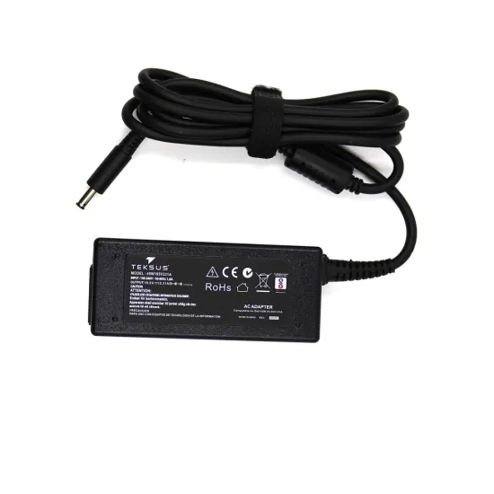 Teksus Laptop Adapter Compatible For Dell 45w | 19.5v/2.31a | 4.5mm x 3.0mm