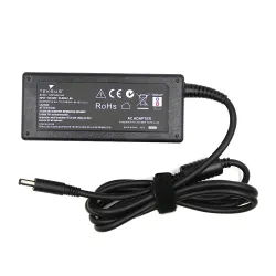 Teksus Laptop Adapter Compatible For Dell 65w | 19.5v/3.34a | 4.5mm x 3.0mm Small Pin