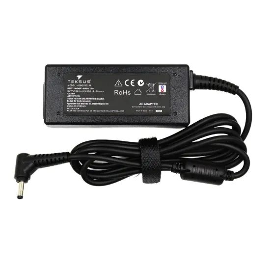 Teksus Laptop Adapter Compatible For Lenovo 65w | 20v/3.25a | 4.0mm x 1.7mm Small Pin