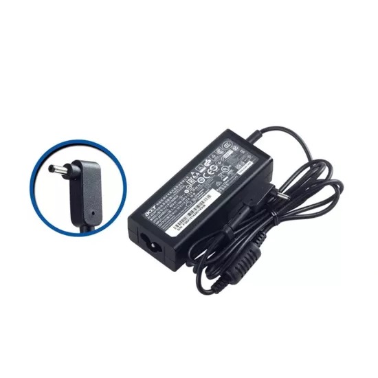 Acer Original Laptop Adapter 45w | 19v/2.37a | 3.0mm x 1.1mm