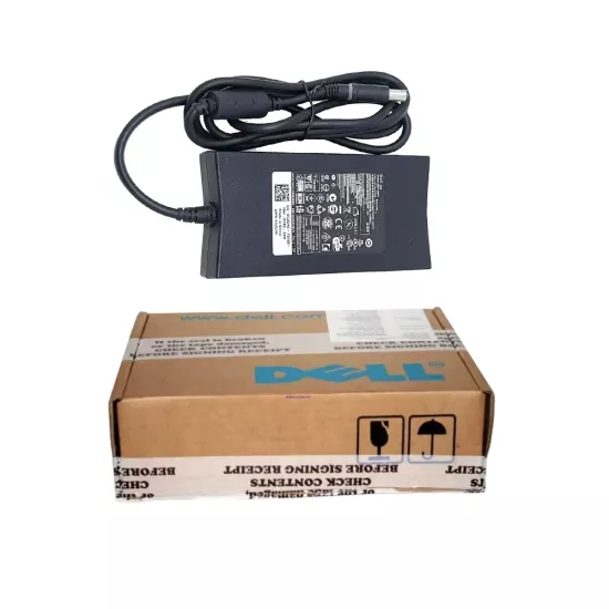 Dell Original Laptop Adapter 130w 19.5v/6.7a | 7.4mm x 6.7mm Big Pin (Box Seal Opened for Serial No) (No Power Cable Included)