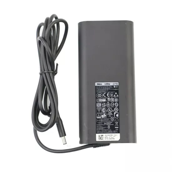Dell Original Laptop Adaptor 130w | 19.5v/6.7a | 4.5mm x 3.0mm Small Pin (Box Seal Opened for Serial No) (No Power Cable Included)