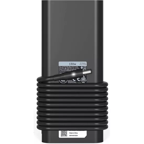 Dell Original Laptop Adaptor 130w | 19.5v/6.7a | 4.5mm x 3.0mm Small Pin (Box Seal Opened for Serial No) (No Power Cable Included)