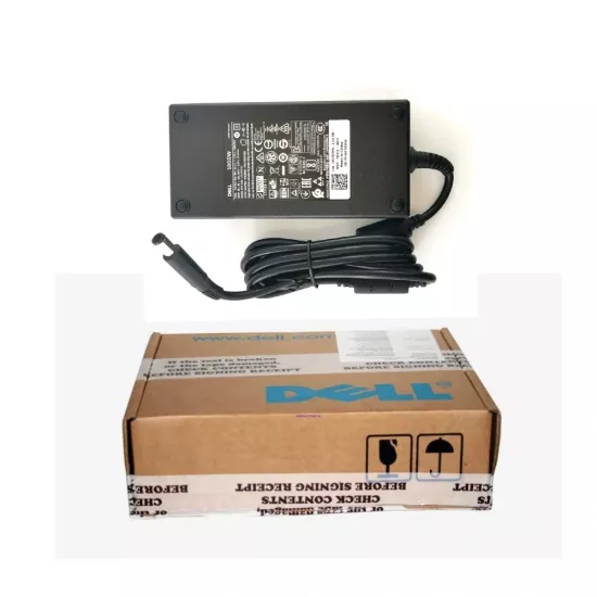 Dell Original Laptop Adapter 180w 19.5v/9.23a | 7.4mm x 5.0mm Big Pin (Box Seal Opened for Serial No) (No Power Cable Included)