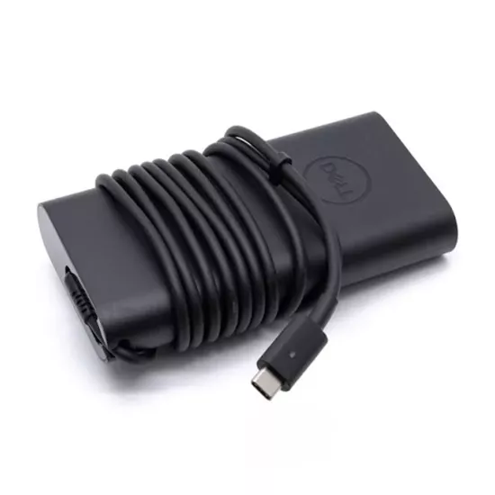 Dell Original Laptop Adapter 90w 20v/4.5a | Type-C (Box Seal Opened for Serial No) (No Power Cable Included)