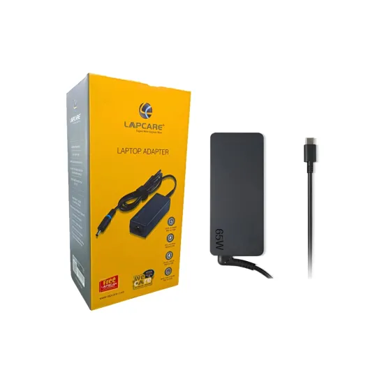 Lapcare Compatible 65w | Type-C | Universal Laptop Adapter