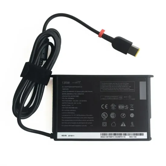 Lenovo Original Laptop Adapter 135w | 20v/6.75a | USB (Box Seal Opened for Serial No)