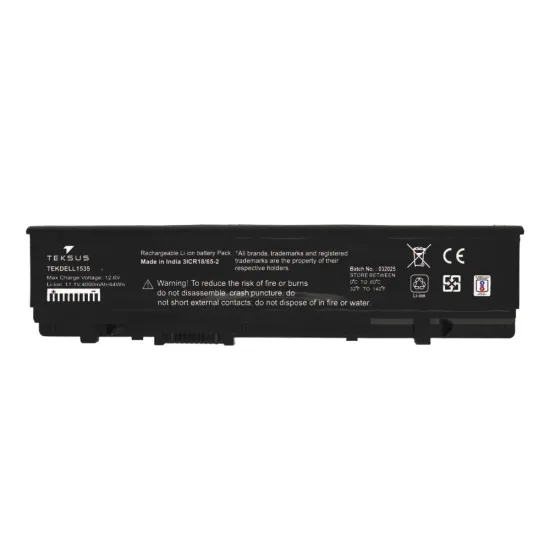 Teksus Laptop Battery Compatible For Dell 1535 6C