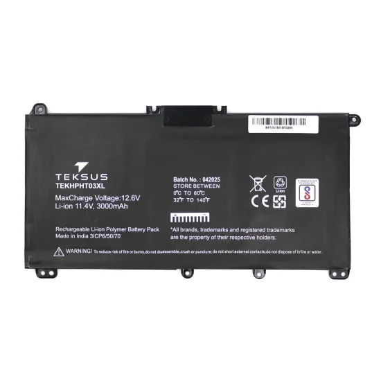Teksus Laptop Battery Compatible For HP Pavilion HT03XL