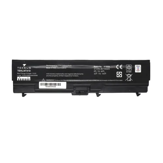 Teksus Laptop Battery Compatible For Lenovo IBM T410 6c