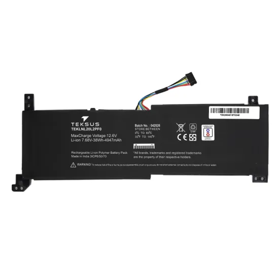 Teksus Laptop Battery Compatible For Lenovo IdeaPad 3-14ADA6 | L20L2PF0 2C