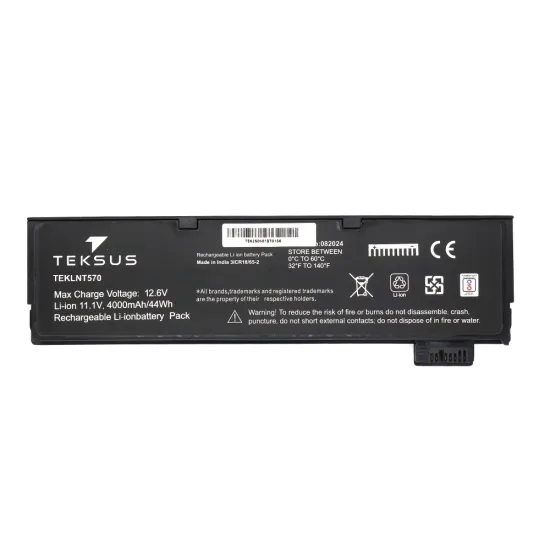 Teksus Laptop Battery Compatible For Lenovo Thinkpad T570 6C