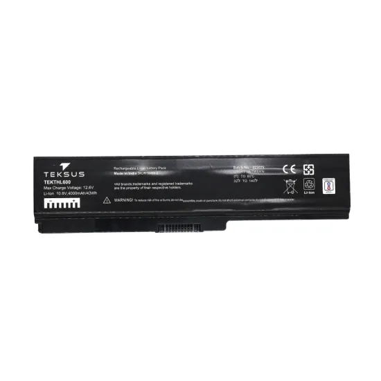 Teksus Laptop Battery Compatible For Toshiba L600 | PA3817U 6C