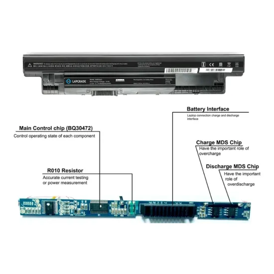 Lapgrade Laptop Battery Compatible For Dell 3521 | 5521 4C