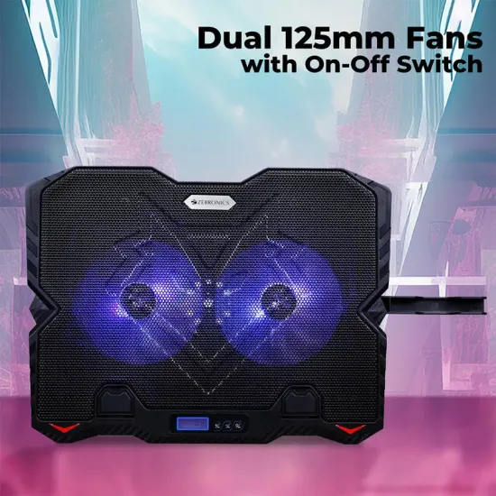 Zebronics Laptop Cooling Pad 15.6 Inch NC5500D