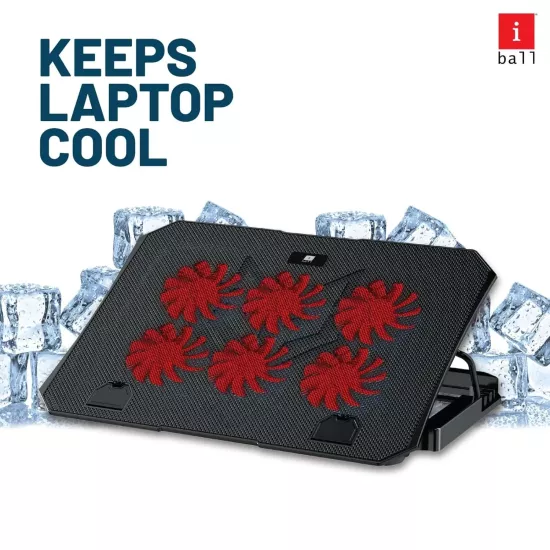 Iball Laptop Cooling Pad 15.6 Inch With Led Light ICEPAD