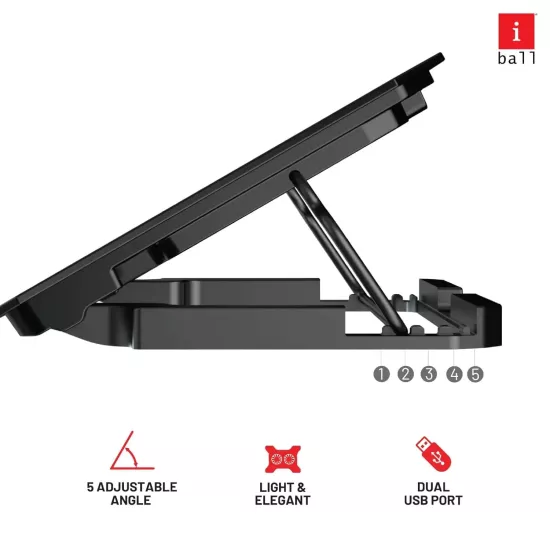 Iball Laptop Cooling Pad 15.6 Inch With Led Light ICEPAD
