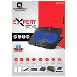 Quantron QCP-610 Dual Fan 17 INch Laptop Cooling Pad