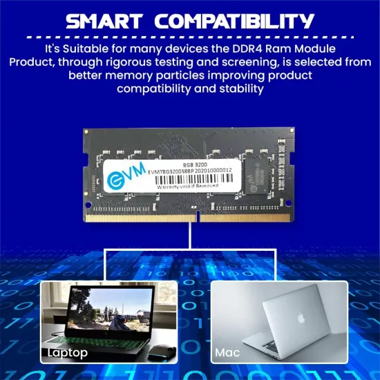 EVM Laptop Ram 8GB DDR4 3200Mhz