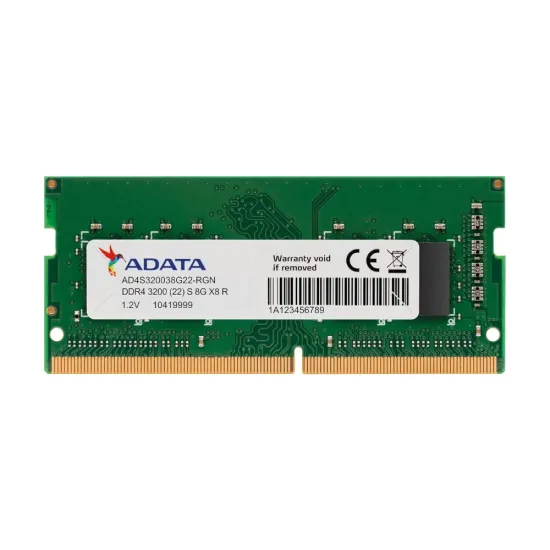 Adata Laptop Ram 8GB DDR4 3200MHz 
