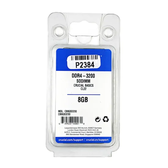 Crucial Laptop Ram 8GB DDR4 3200MHz
