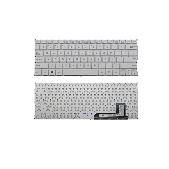 Teksus Laptop Keyboard For Asus X205T S200E White Short Cable