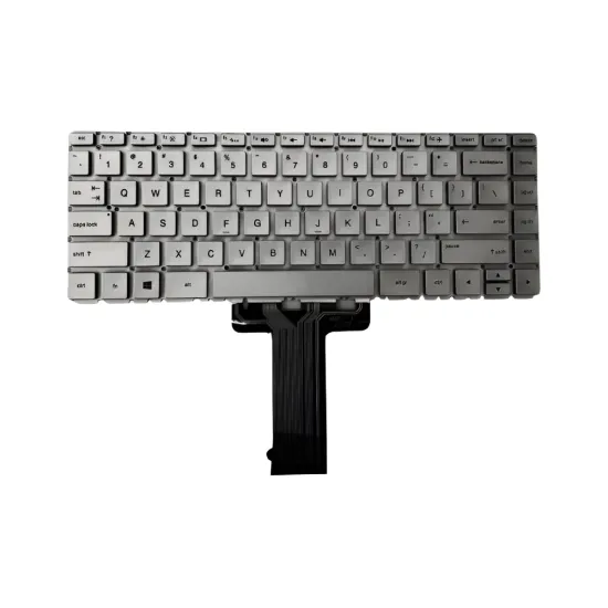Laptop Keyboard For HP Pavilion 14BA | 14BA057CL Silver Us (With Backlight)