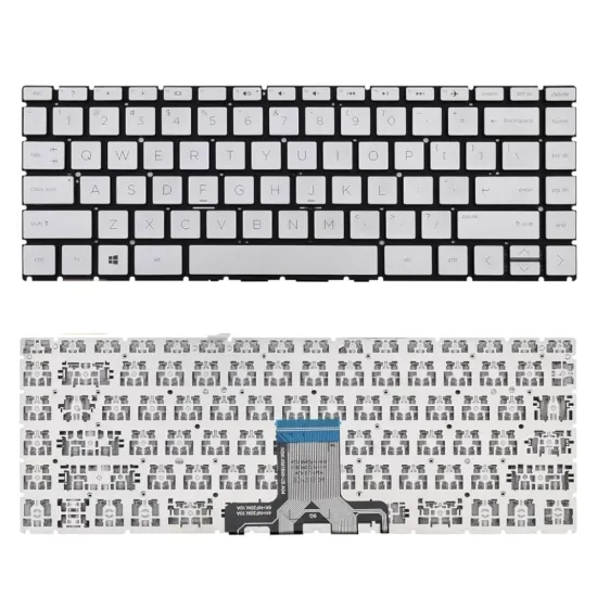 Teksus Laptop Keyboard For HP Pavilion 14CD Silver