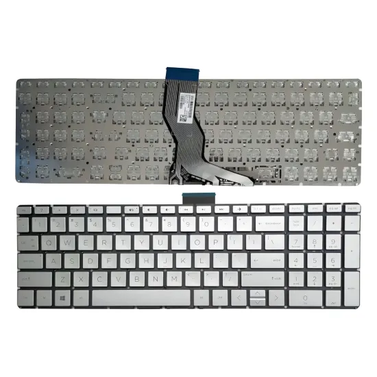 Teksus Laptop Keyboard For HP Pavilion 15BS Silver