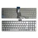 Teksus Laptop Keyboard For HP Pavilion 15BS Silver