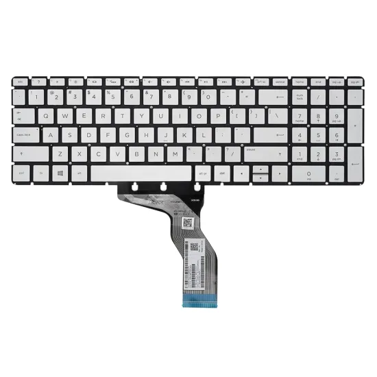 Teksus Laptop Keyboard For HP Pavilion 15BS Silver