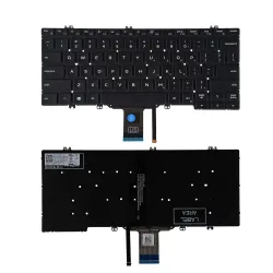Teksus Laptop Keyboard For Dell Latitude 5300 With Backlight