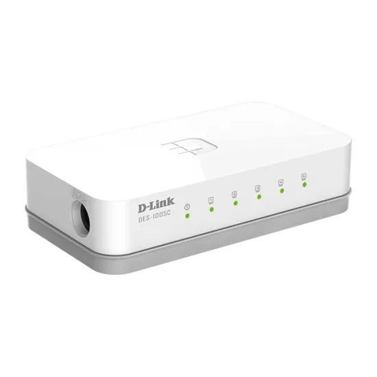 D-Link 5 Port Normal Lan Desktop Switch 10/100 Mbps DES 1005