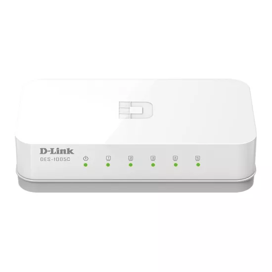 D-Link 5 Port Normal Lan Desktop Switch 10/100 Mbps DES 1005